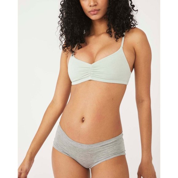 🎉LAST CHANCE🎉 NWT Free People The Essential Bralette / Sage Ash - Picture 2 of 6